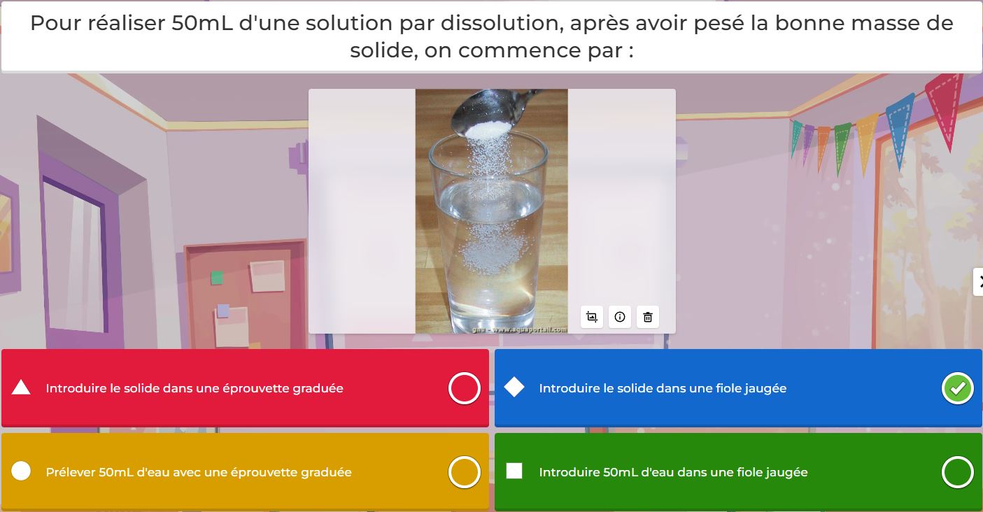 Kahoot Chimie des solutions